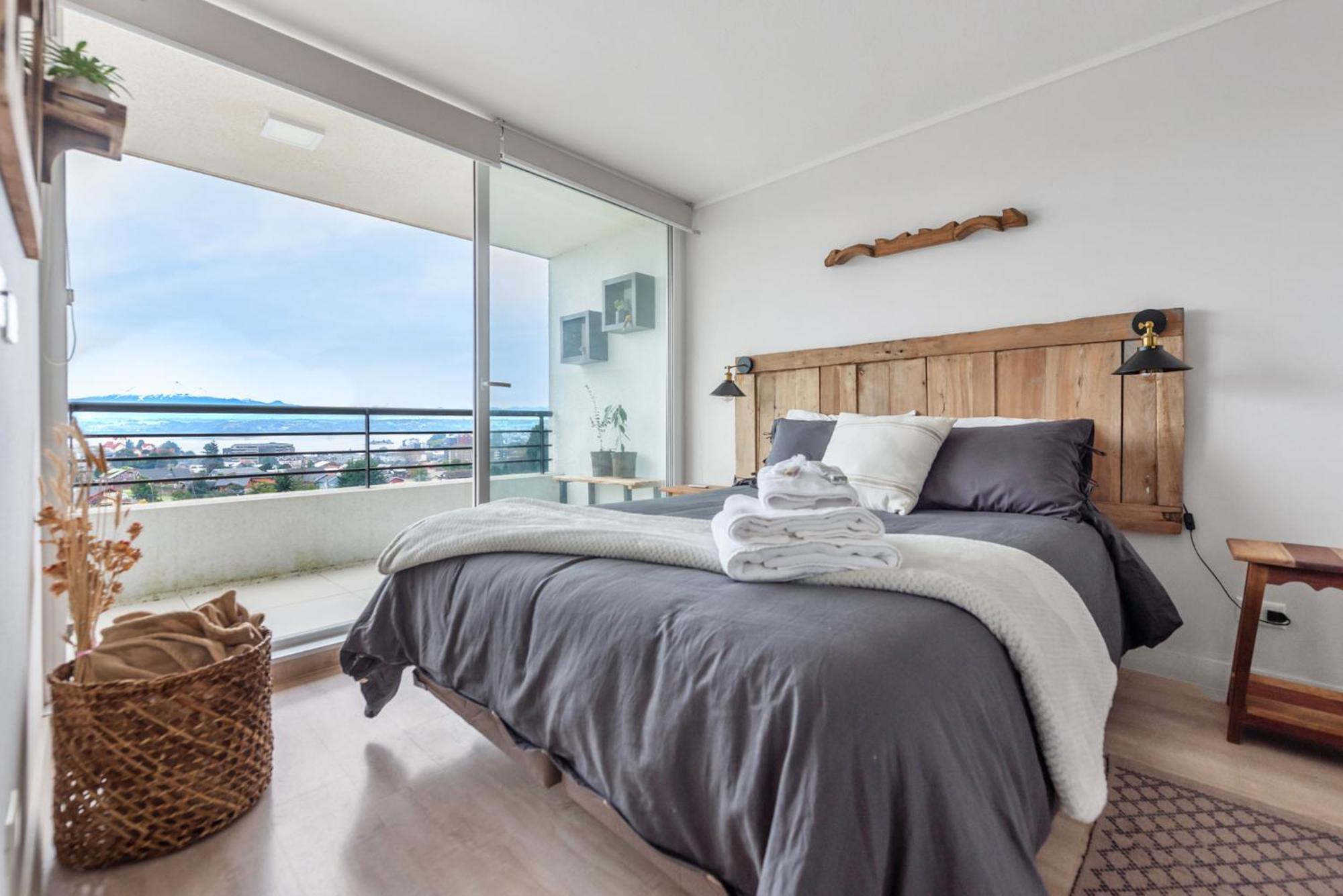 Exquisito Depa Con La Mejor Vista Al Lago Y Tinaja Puerto Varas Ngoại thất bức ảnh